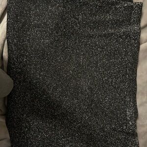 Nordstrom Black Sparkle Pencil Skirt